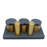 5'li Dikdörtgen Baharatlık(PVD Altın)